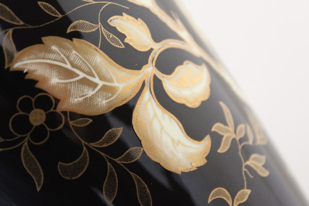 WEDG WOOD　トンキン　ブラック　ジンジャージャー・ポット　希少・廃盤