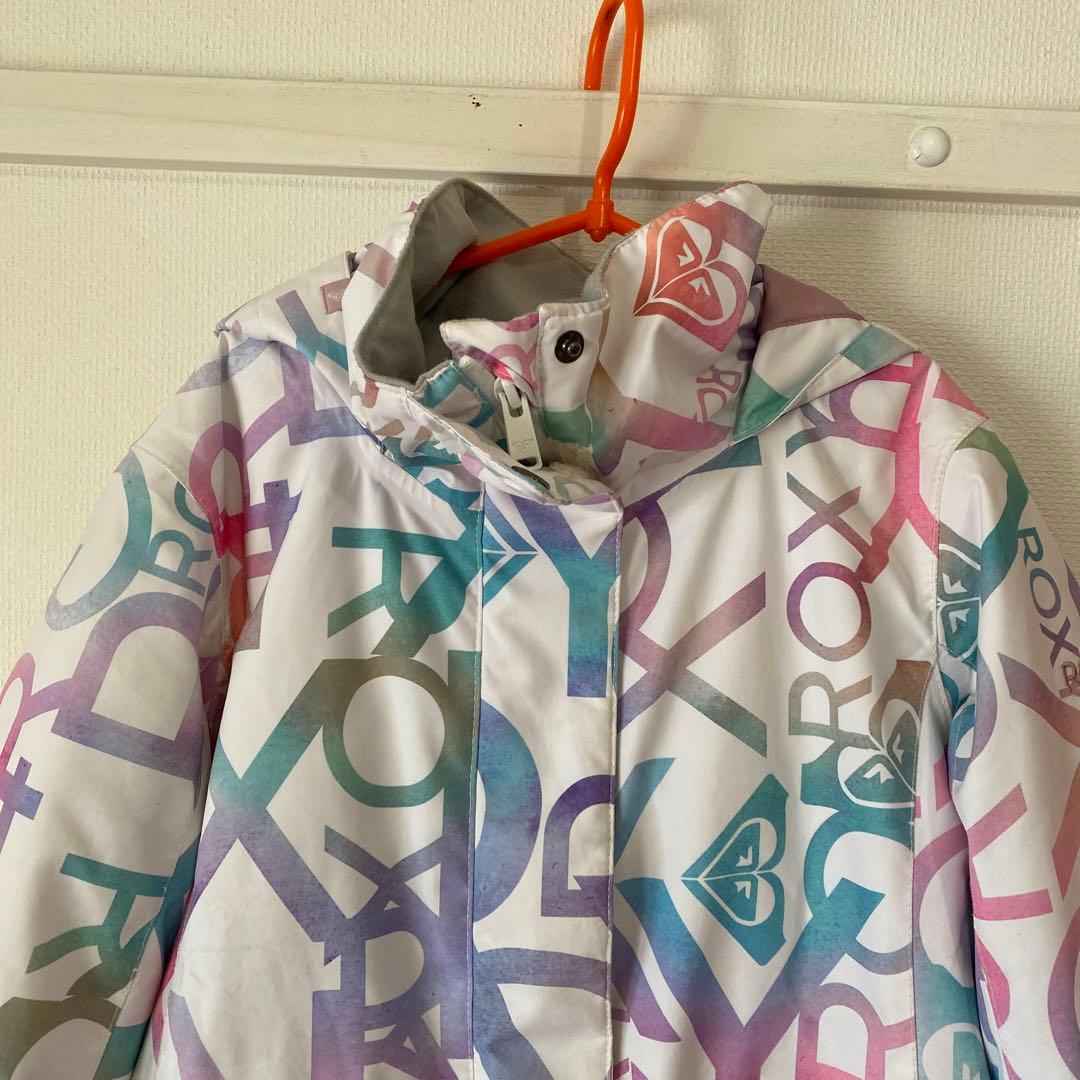 ROXY 子供用 キッズ140スノーボードウェアピンクスキー10M セットアップ