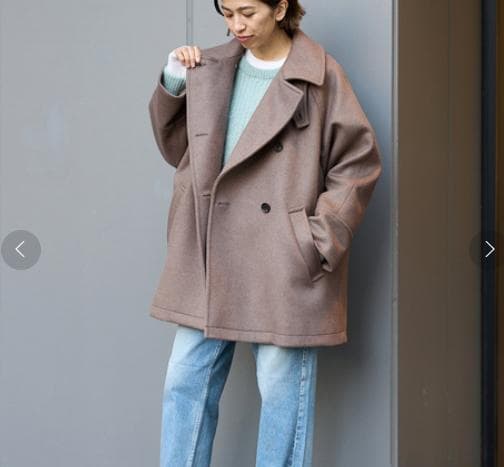 【新品・未使用】IENA イエナ 二重織シャルム オーバーコート ブラウン　38