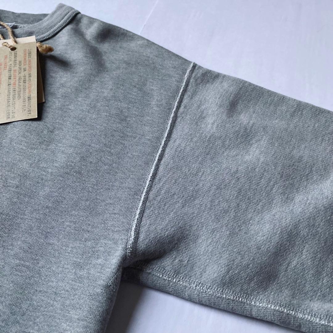 新品 BARNS ユニオンメイド クルーネックスウエット　日本製 JAPAN