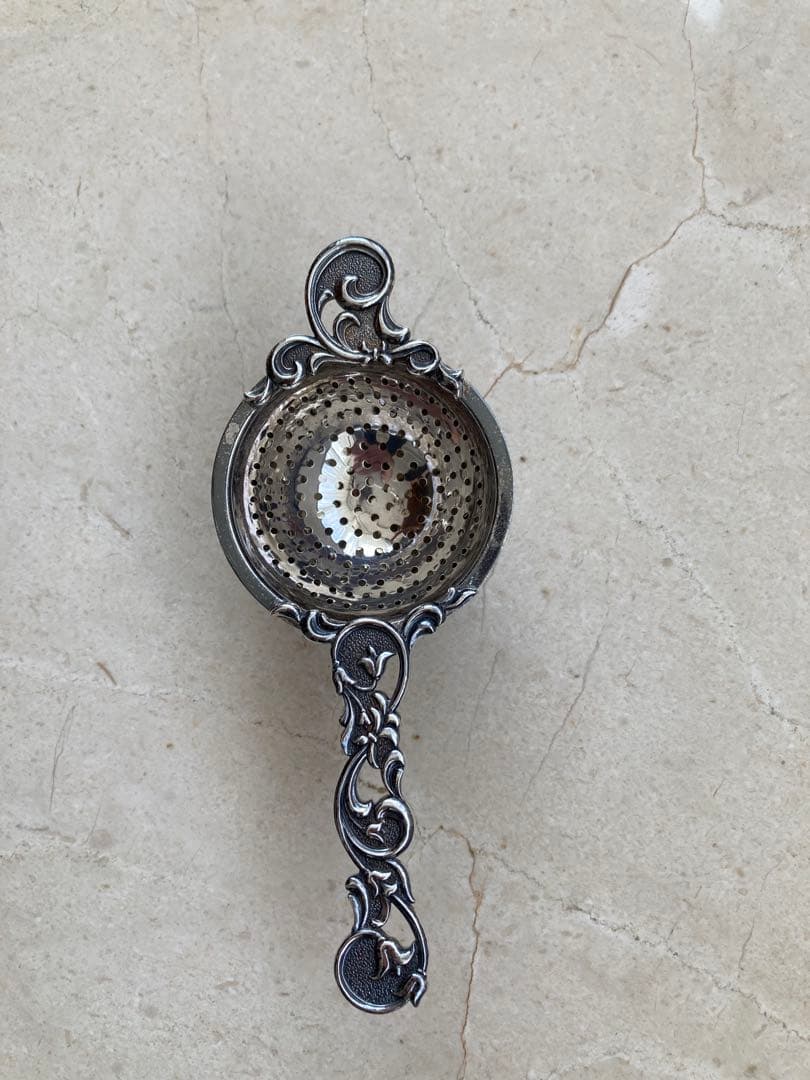 純銀 シルバー WAKOティーストレーナー　アンティーク