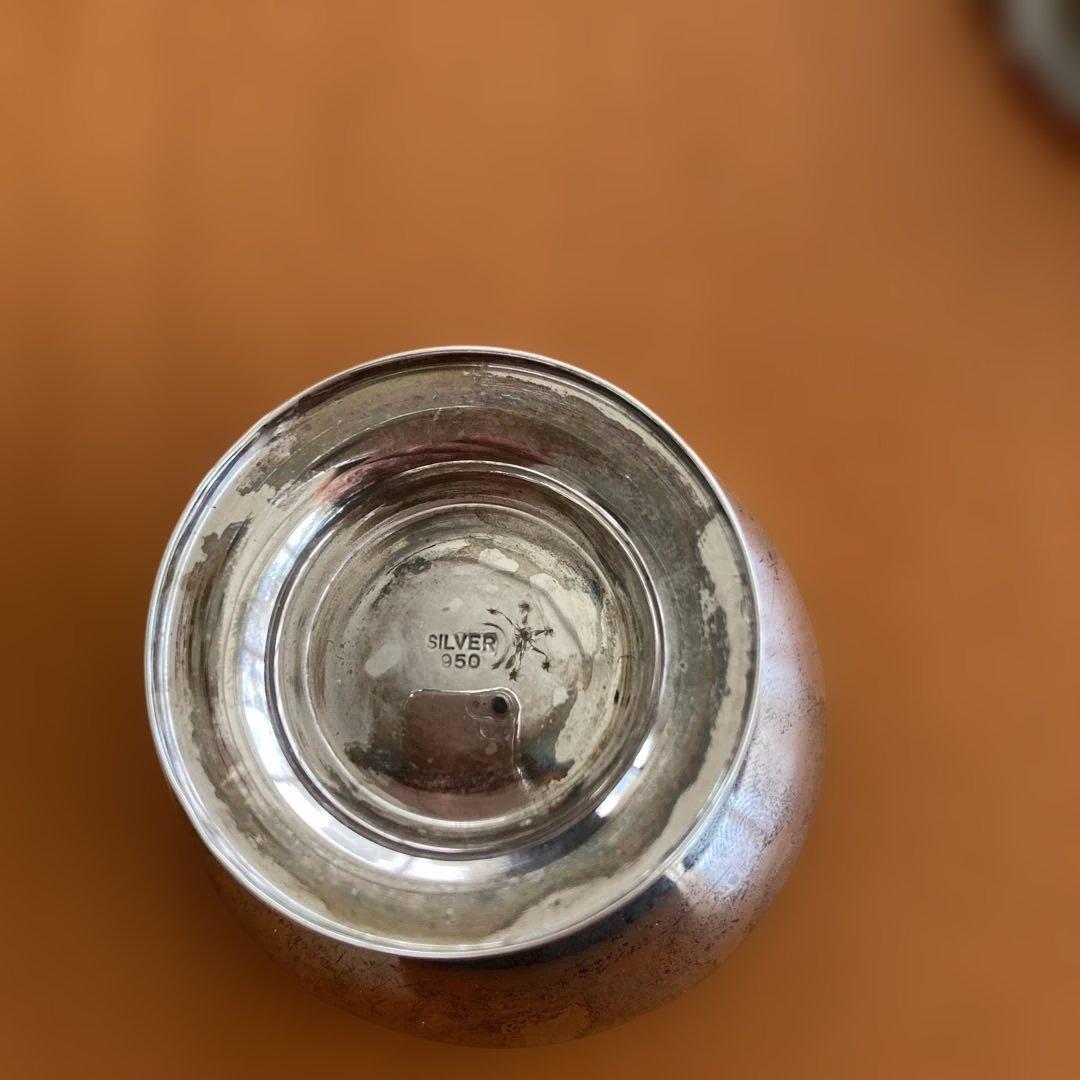 純銀 シルバー WAKOティーストレーナー　アンティーク