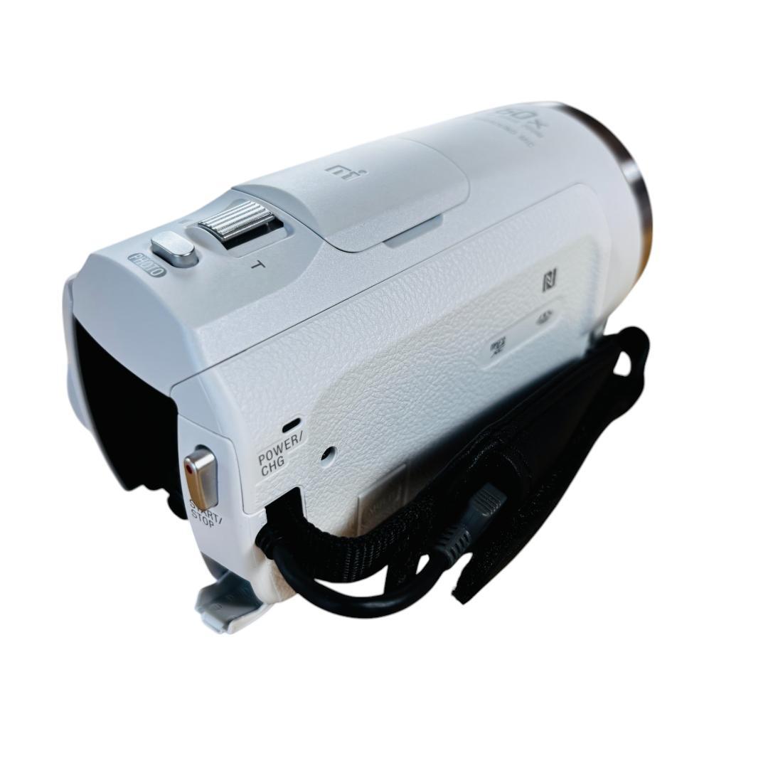 ソニー SONY HDR-CX680 ホワイト 展示極美品 バッテリー未使用