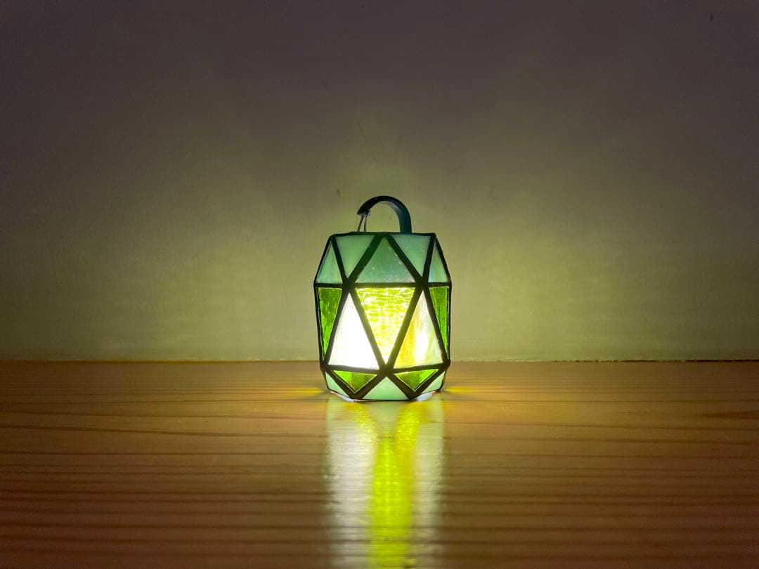 LM4サイズ　ランプシェード　ステンドグラス　〜tubomi〜