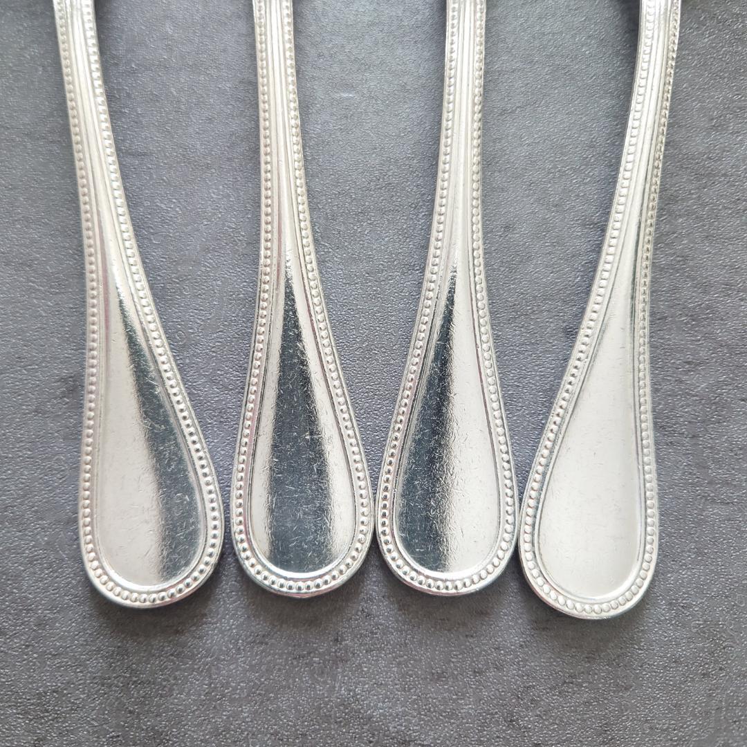 希少 クリストフル パール デザートスプーン 4点