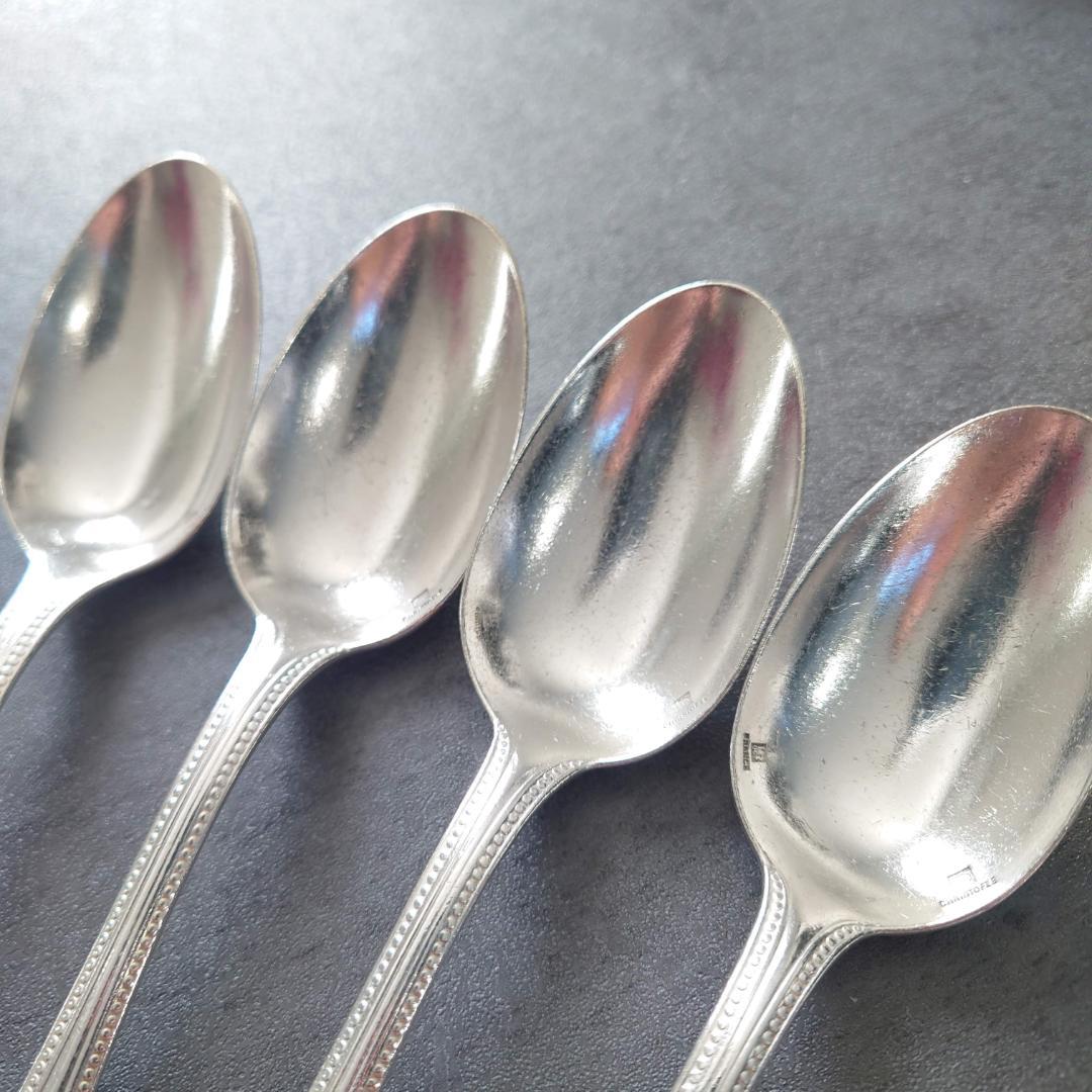 希少 クリストフル パール デザートスプーン 4点