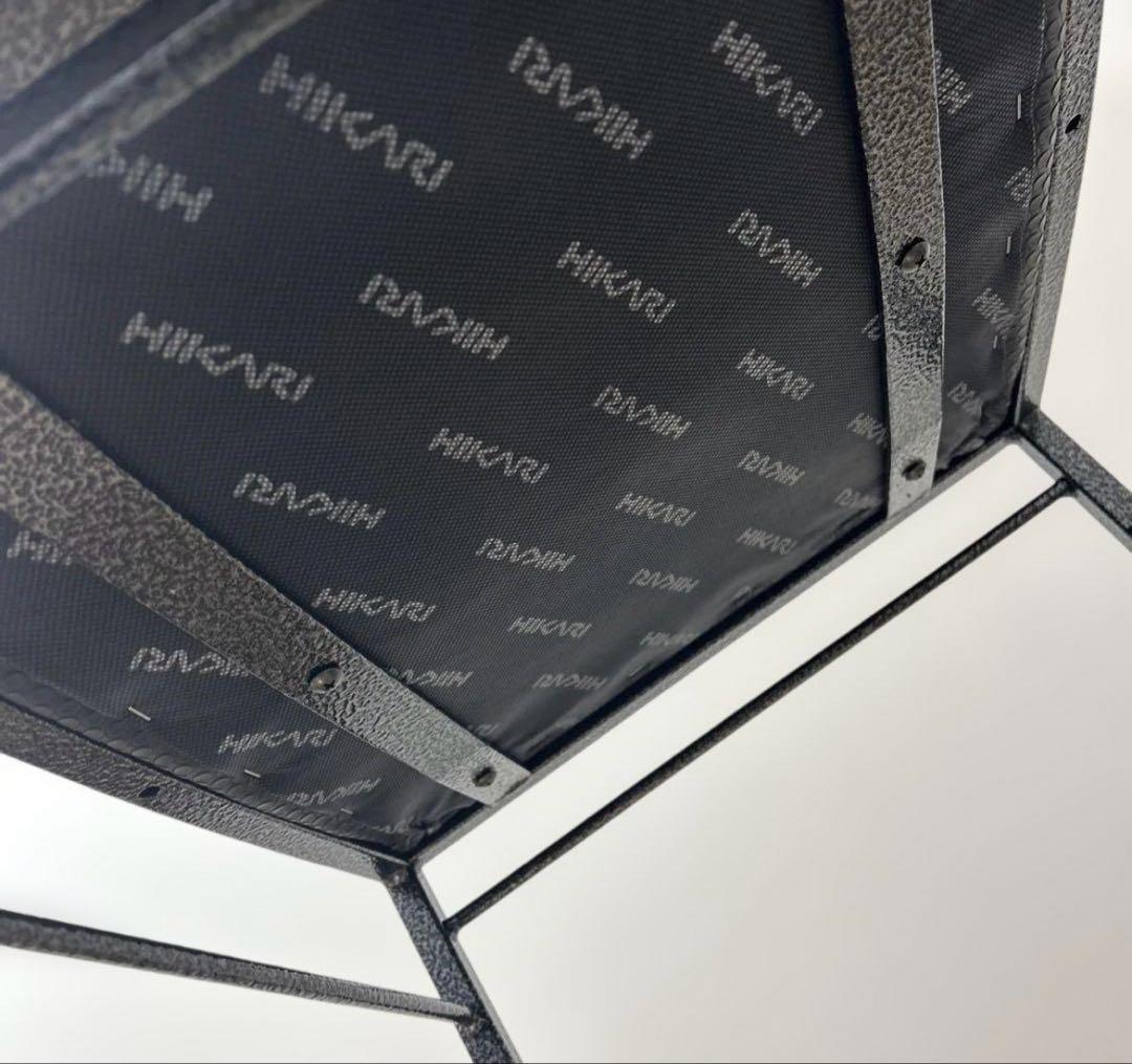 極美品✨ HIKARI ブラックメタル ダイニングチェア
