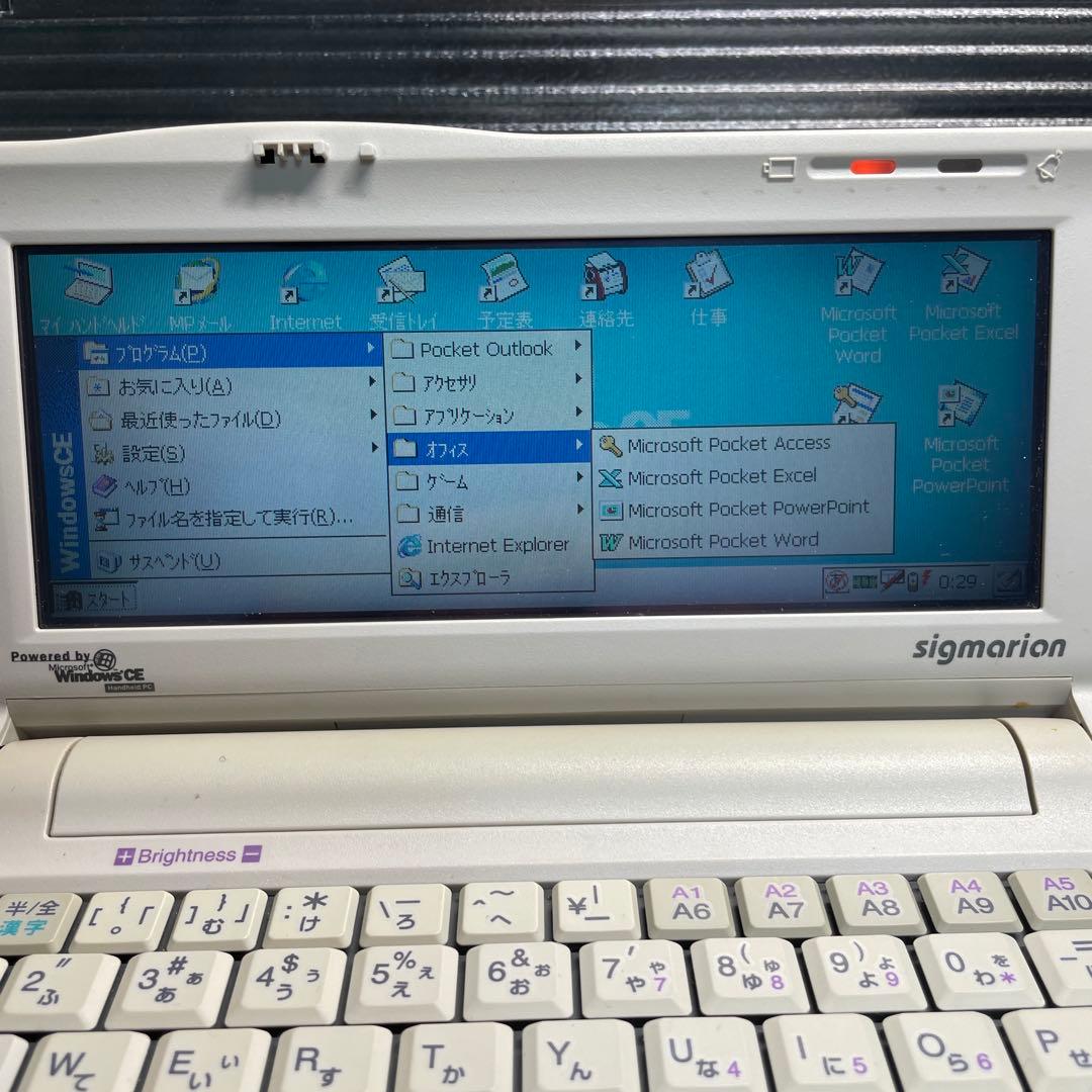 【レトロPC・完動品】NTTドコモ「シグマリオン（sigmarion）」