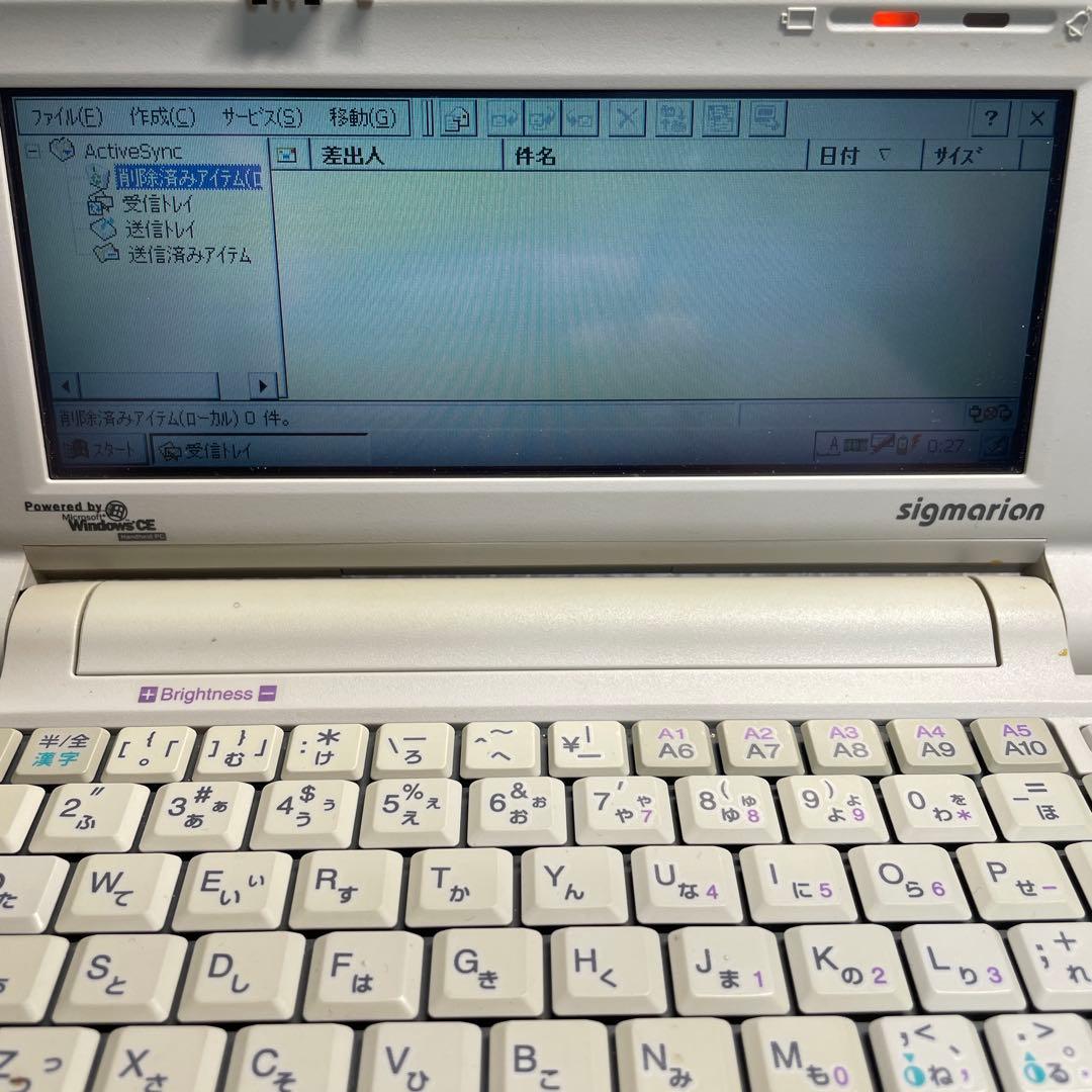 【レトロPC・完動品】NTTドコモ「シグマリオン（sigmarion）」