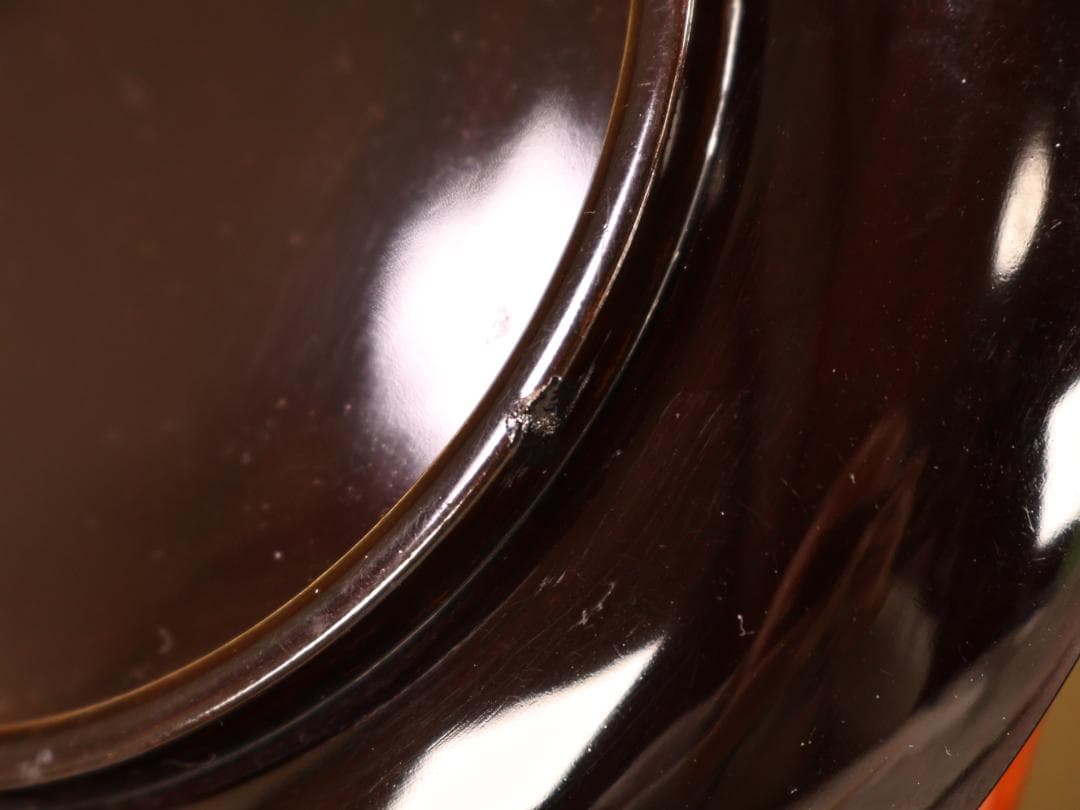 BK415　時代輪島塗　竹鶏図金蒔絵　吸物鶏　二客　木製　茶道具 懐石 会席