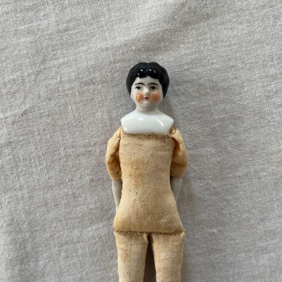 アンティーク　ドイツ　チャイナヘッドドール