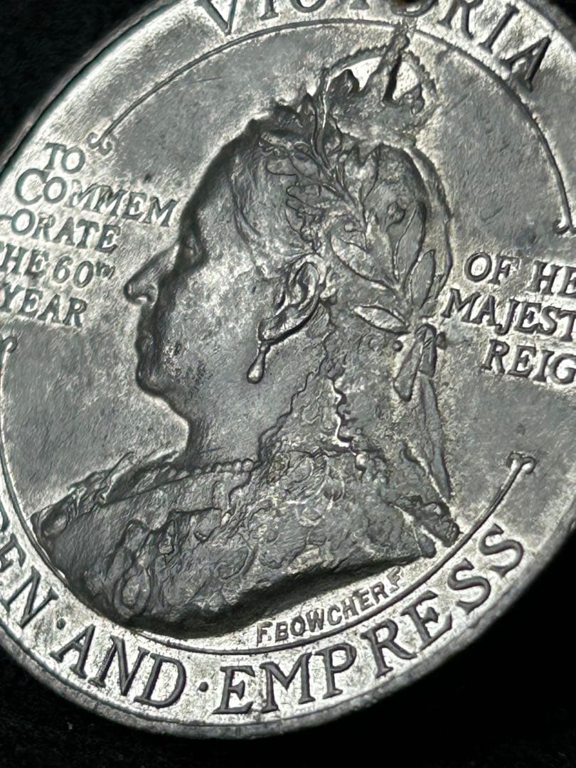 イギリス 1897 WMメダル 即位60年 王位継承 ヴィクトリア