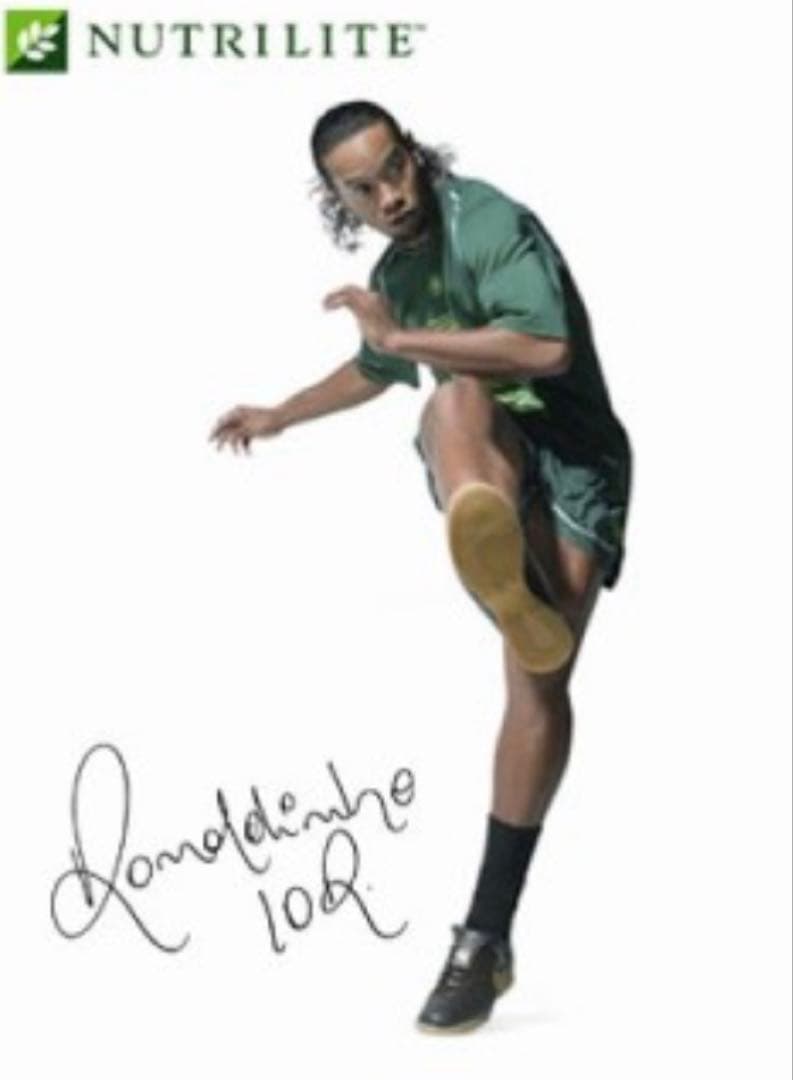 NIKE(ナイキ)ニュートリライト　ゲームシャツ　ロナウジーニョ　#10