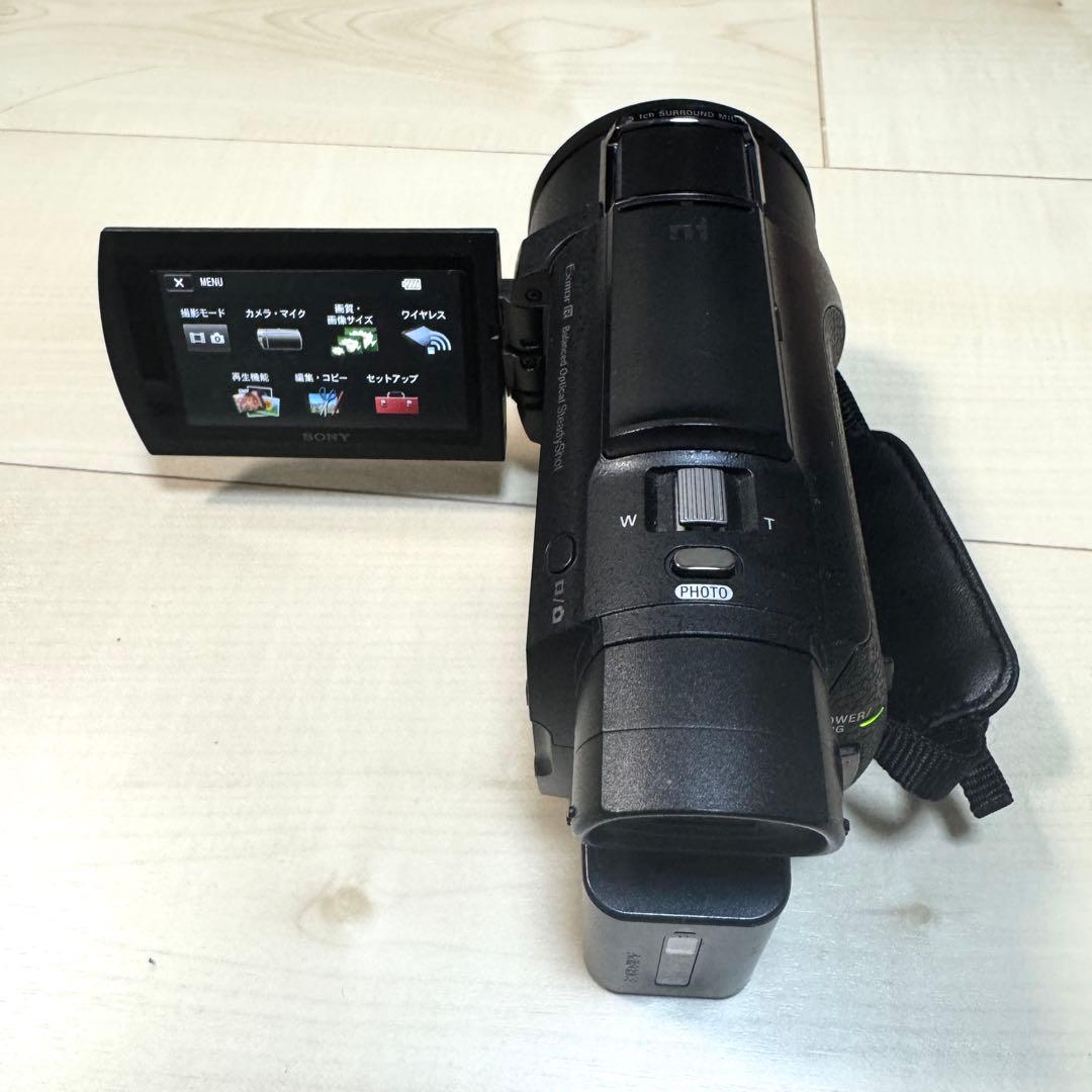 「値下げ」【美品】SONY FDR-AX55 4Kビデオカメラ ブラック
