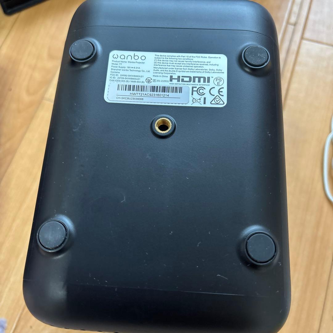 【定価45000円-550ANSI】Wanbo TT プロジェクター本体