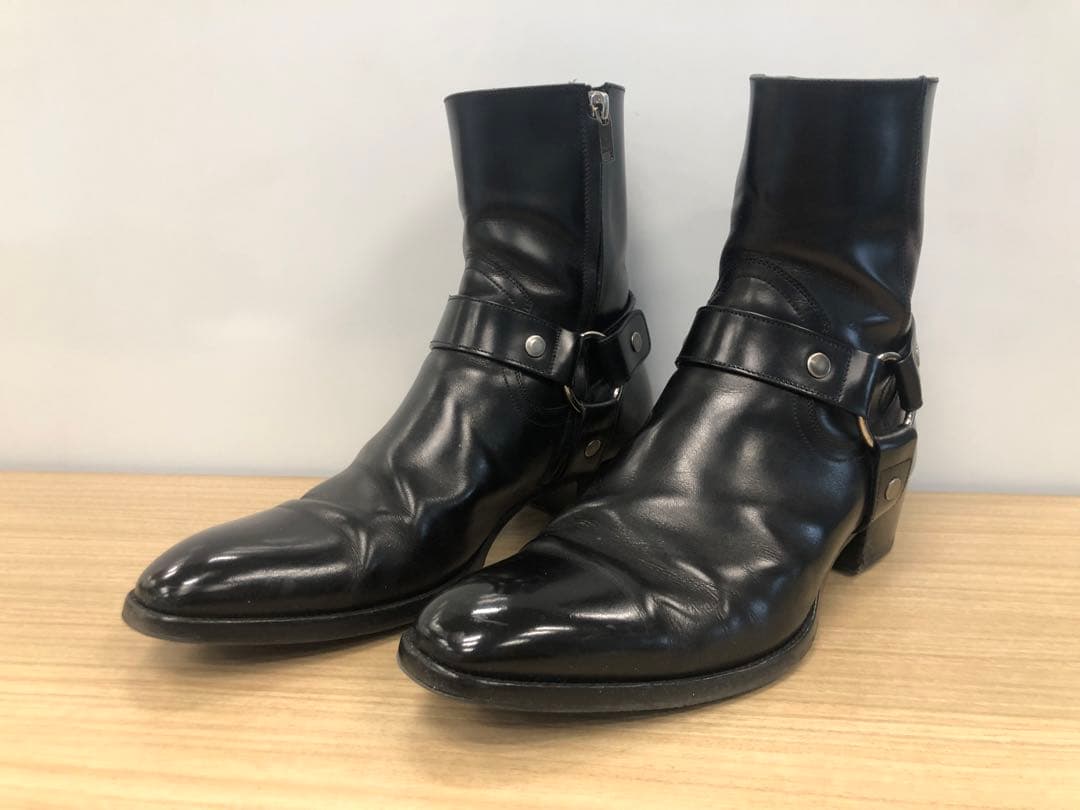 SAINT LAURENT PARIS　ワイアット ハーネスブーツ　サイズ 42