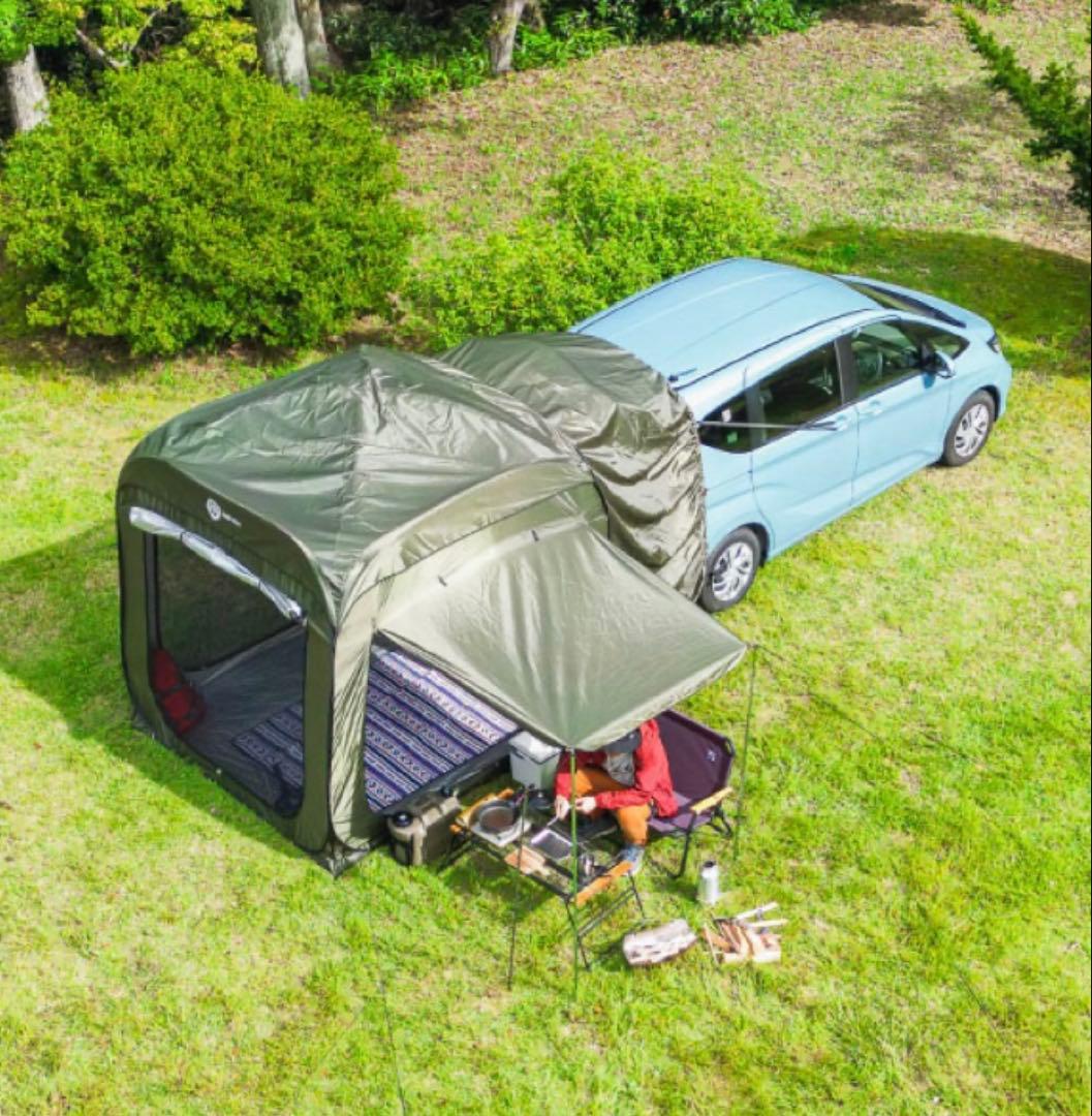 DENEAキャンプテント カーサイド　オリーブグリーン
