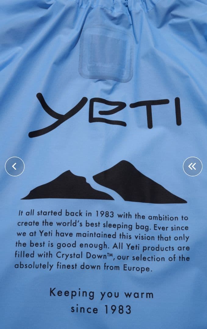 新品未使用【yeti】イエティ RIB PONCHO