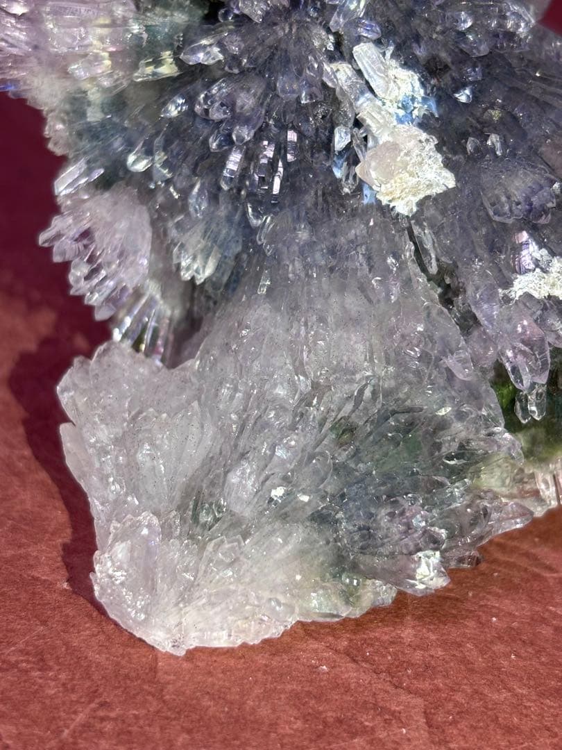 【希少】フラワーアメジスト 菊の華(ブラジル産) 原石 アメジスト