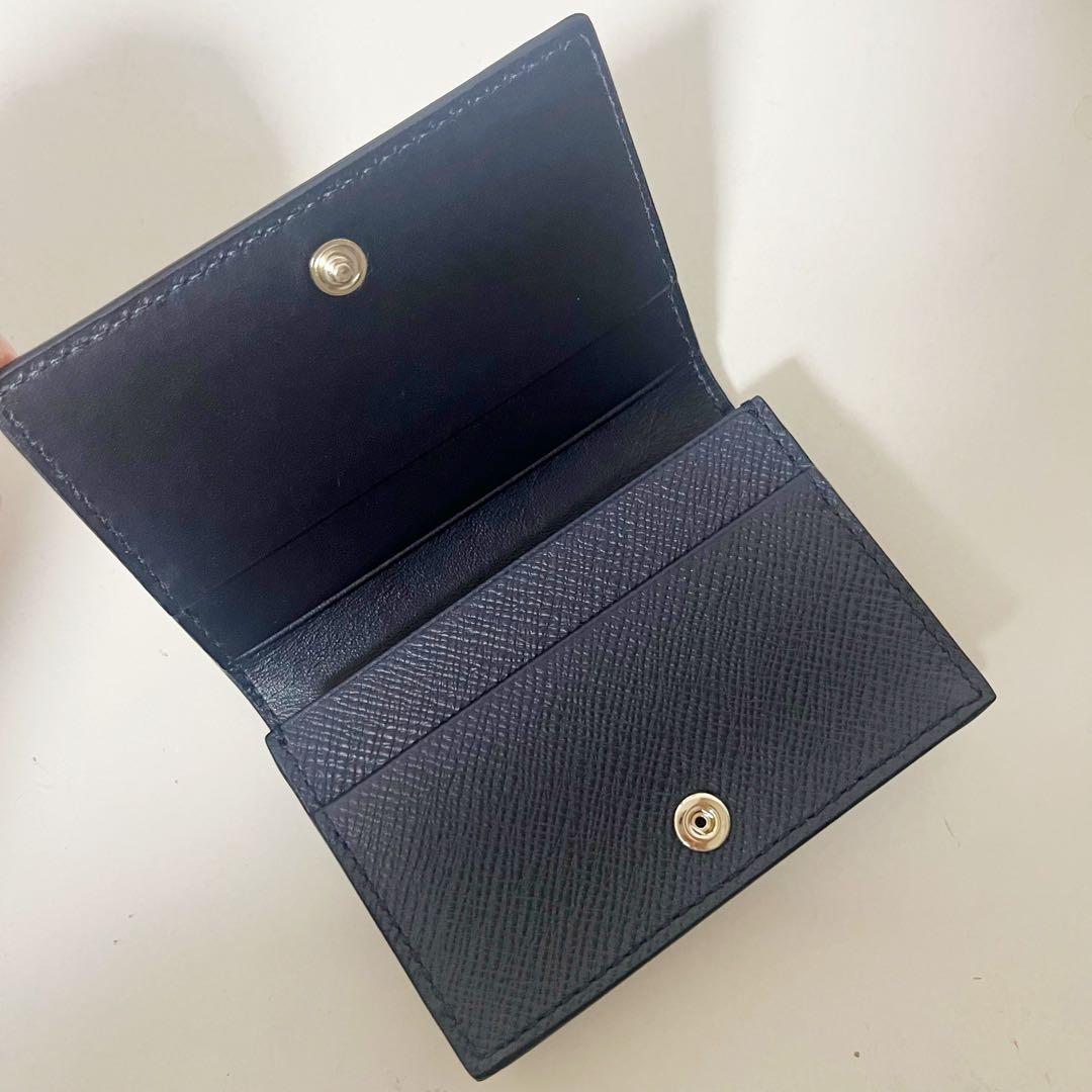 新品未使用 SMYTHSON スマイソン 名刺入れ ネイビー