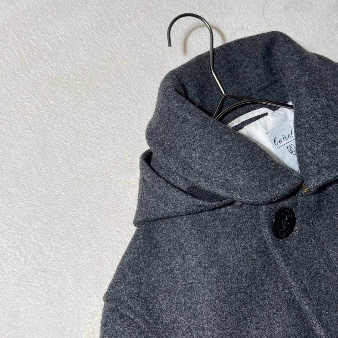 オーシバル オーチバル　メルトンシングルフードコート　ジャケット　ピーコート　３