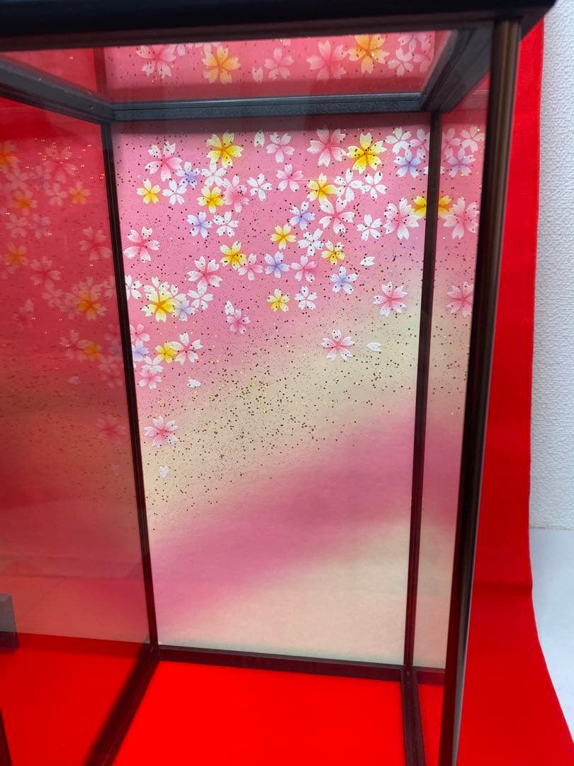 東京久月　羽子板ガラスケース１０号・サイズ　間口約２３×奥行約２１×高さ約４７㎝