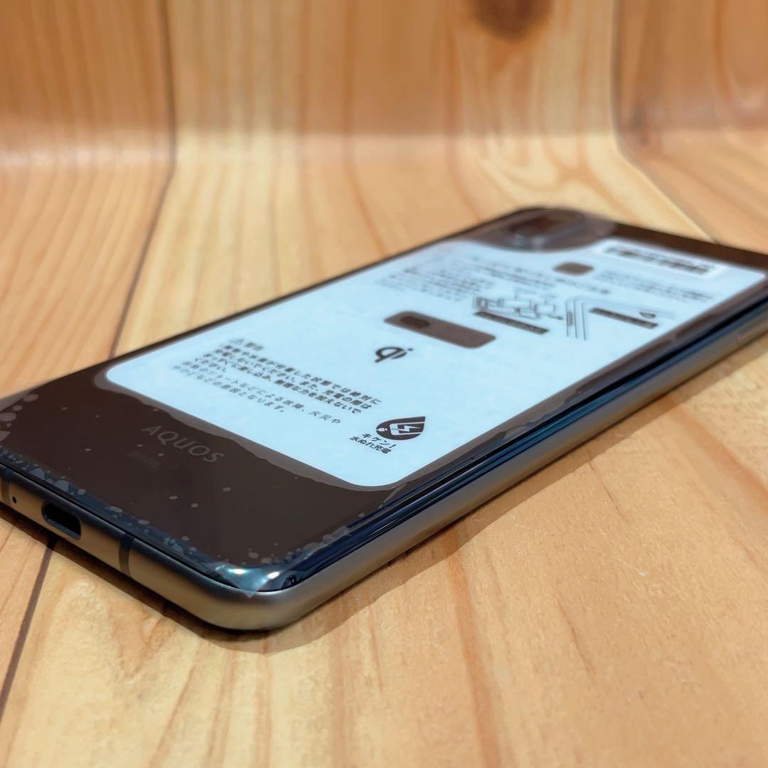 美品 SIMフリー 本体 AQUOS R3 128 GB 047 ブラック