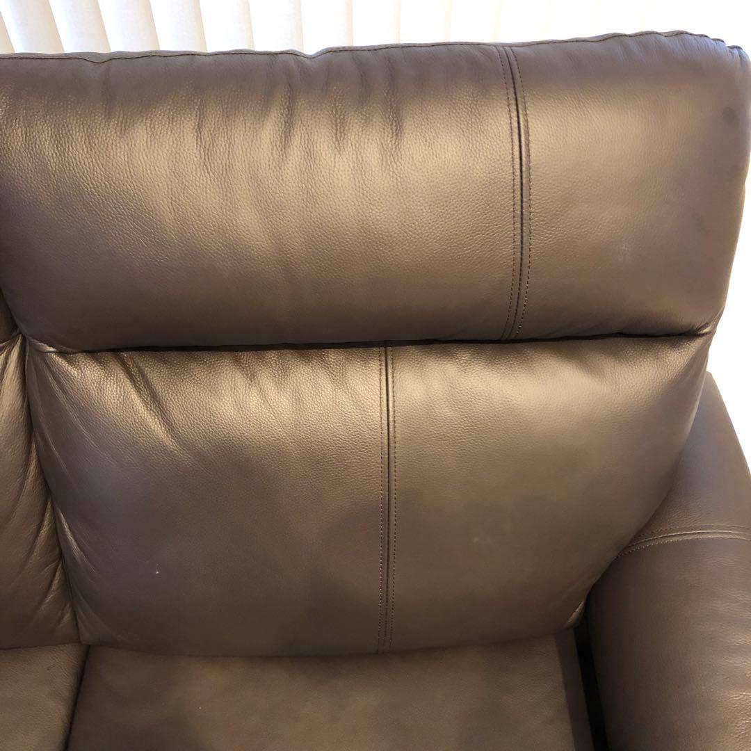 【直接引取可能】ヤマダ 電動リクライニングソファ 2人掛け ダークブラウン