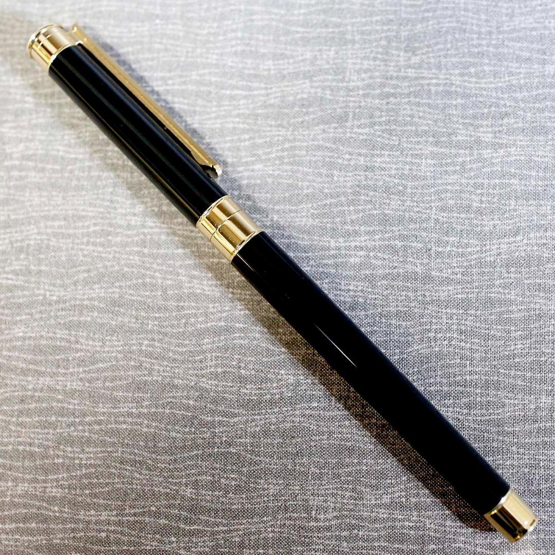 【美品 送料込み】モンブラン 万年筆 ノブレスオブリージュ ゴールド ブラック