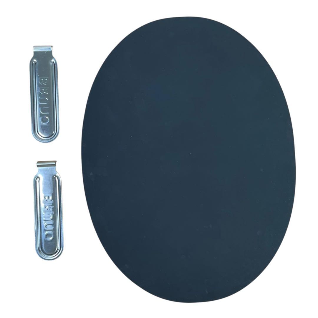 【良品】BRUNO オーバルホットプレート BOE053 ブラック　プレート4枚