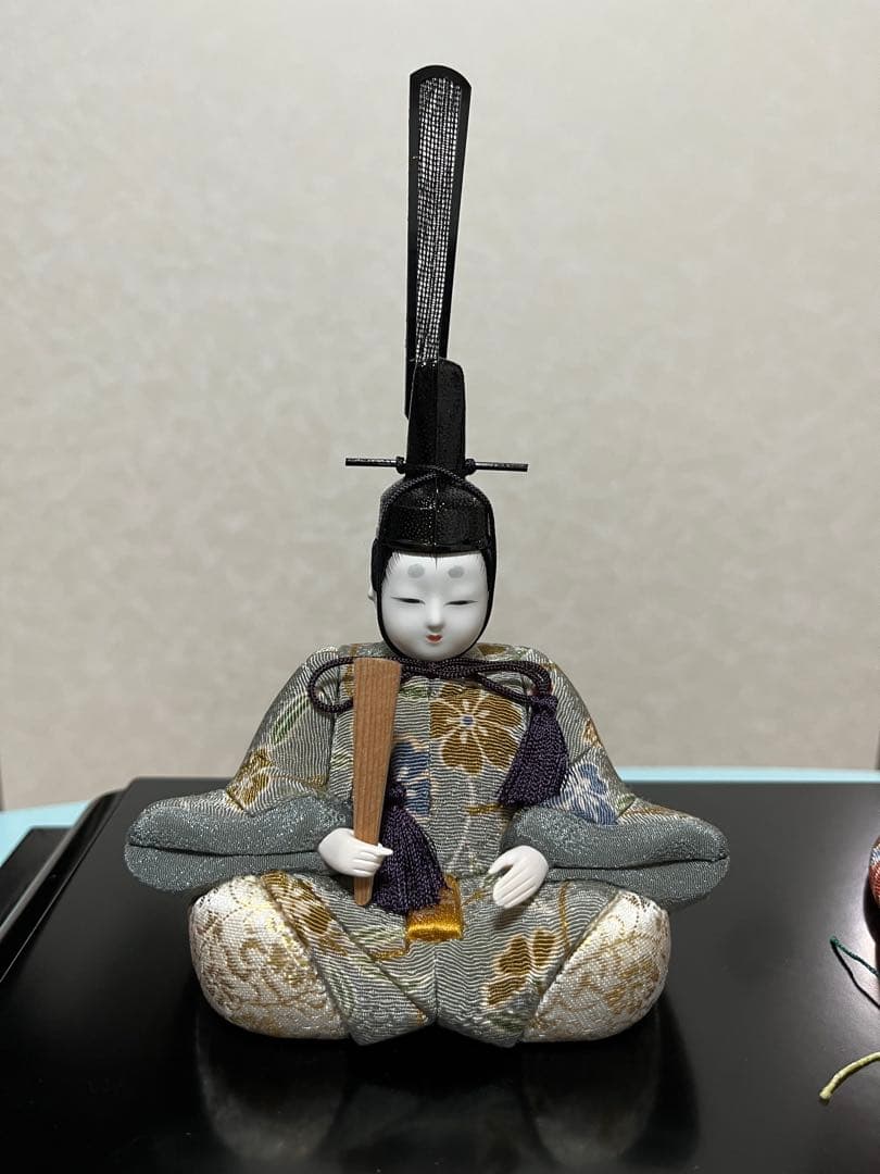 雛人形　ケース付き　木村一秀作　木目込雛人形 5体セット