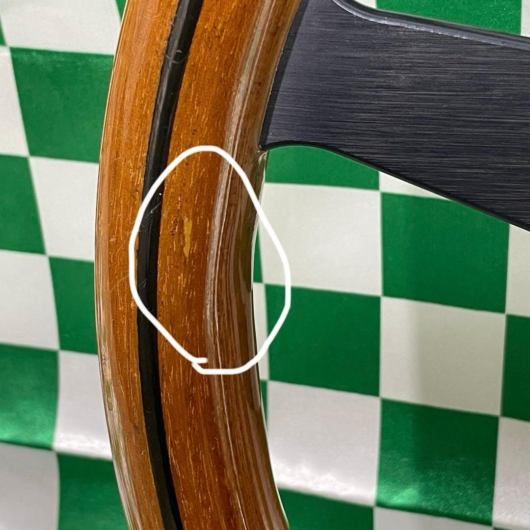 NARDI クラシック ステアリングホイール ウッド×ブラック オールド 美品