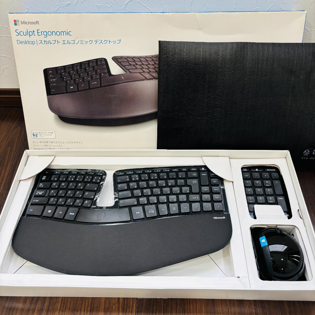【美品】 Microsoft Sculpt Ergonomic Desktop