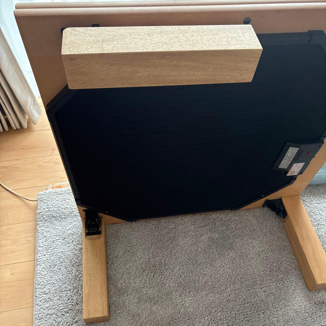 日本製　ナチュラル木製正方形こたつテーブル