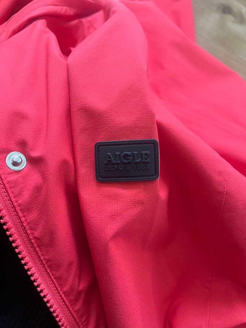 AIGLE エーグル　透湿防水レインコート　36サイズ