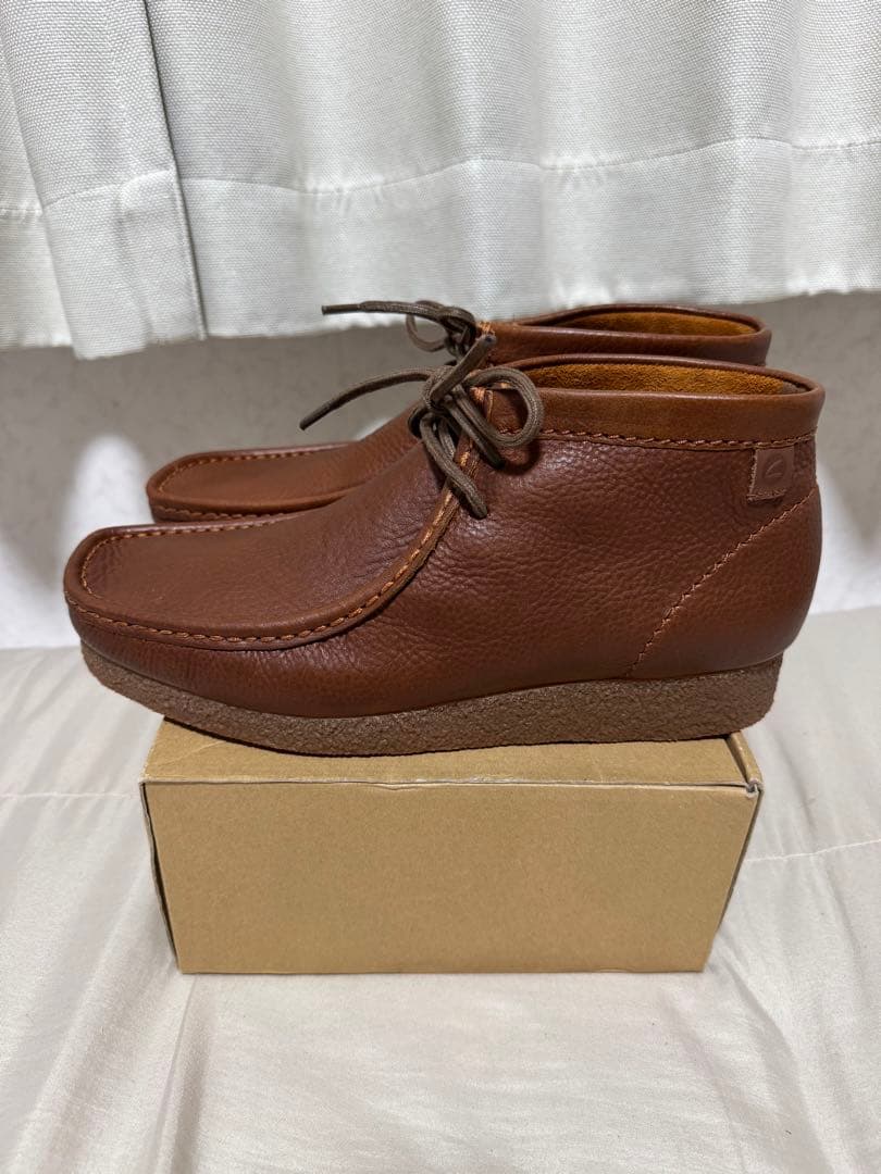 【新品未使用】クラークス シェイカーブーツ ブラウンレザー