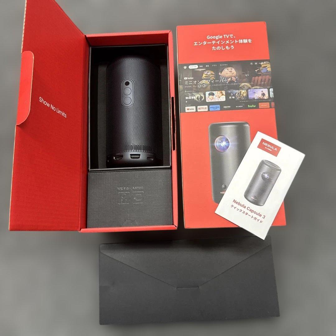 ジ*ギ様 Anker Nebula Capsule 3 小型 モバイル プロジェ