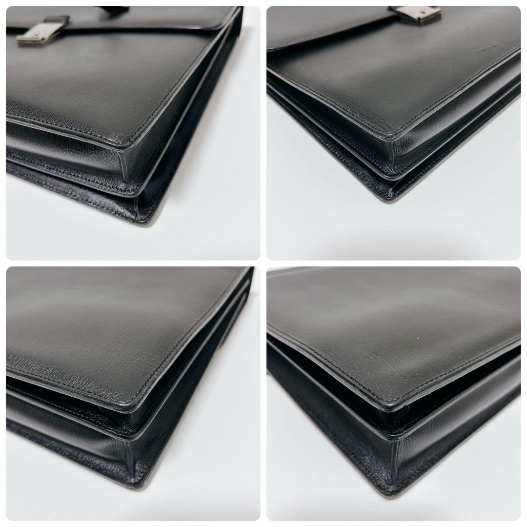 【美品】Ermenegildo Zegna レザー　ブリーフケース　ダレスバッグ