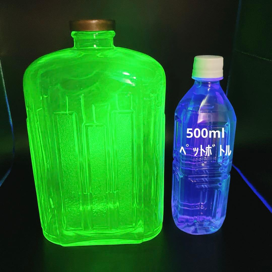 ウランガラス　2L ウォーターボトル　ディプレッショングラス　大正浪漫　アメリカ