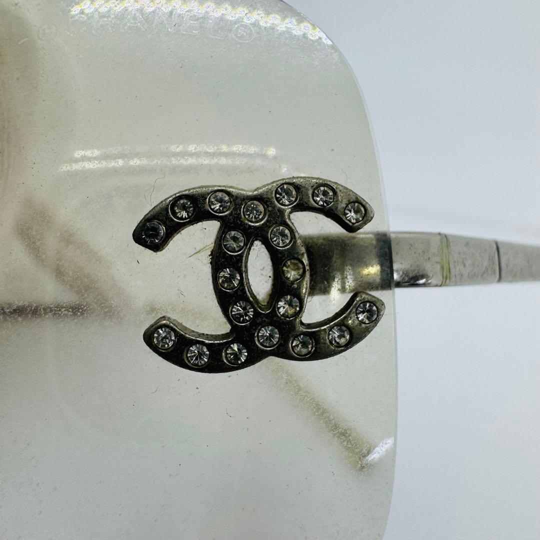 ✨CHANEL✨シャネル✨ココマーク✨ストーン✨リムレス✨ケースなし✨サングラス