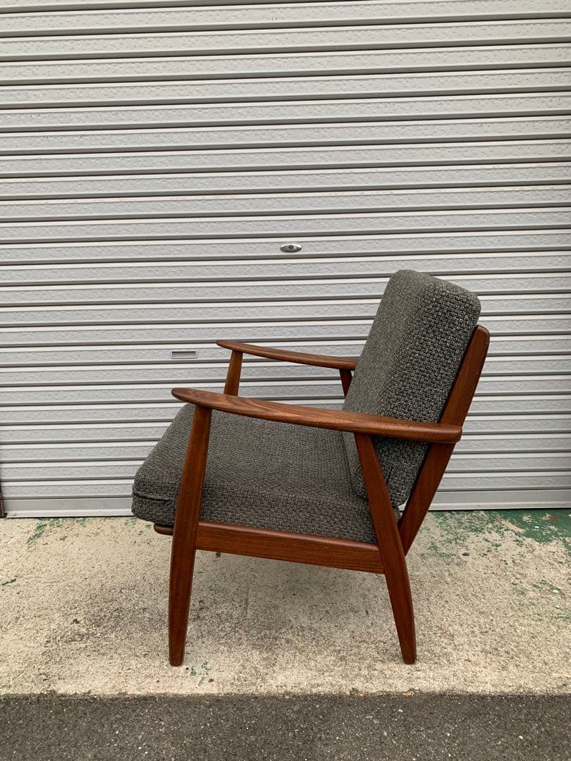 特価＊デンマーク製/チーク材/ビンテージイージーチェア①