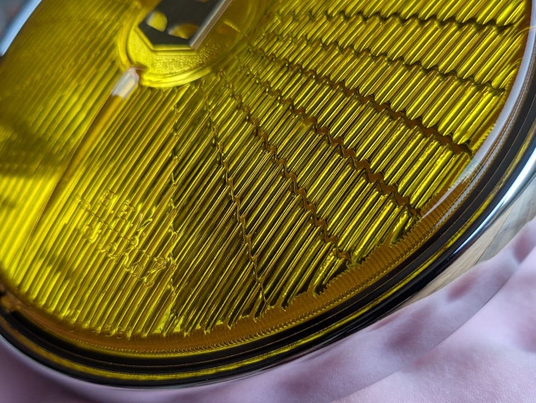 マーシャル 720 ヘッドライト イエローレンズ 金猫 リム付き キティカット