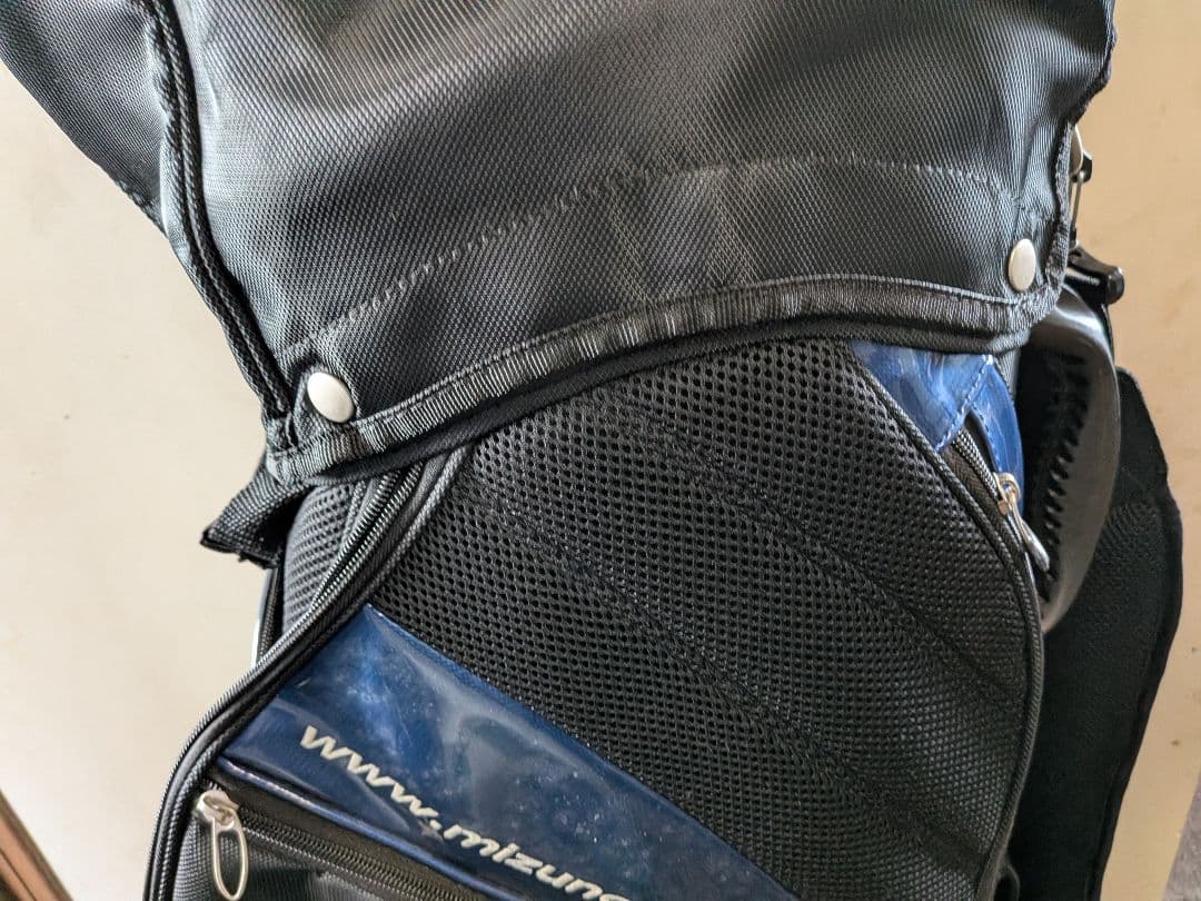 Mizuno ゴルフバッグ 黒/青