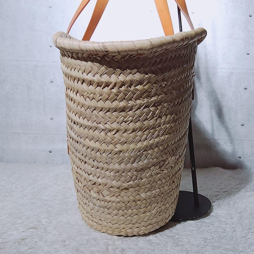 【美品 ビッグサイズ】エミリオプッチ　カゴバッグ　ラフィア　トートバッグ　夏鞄