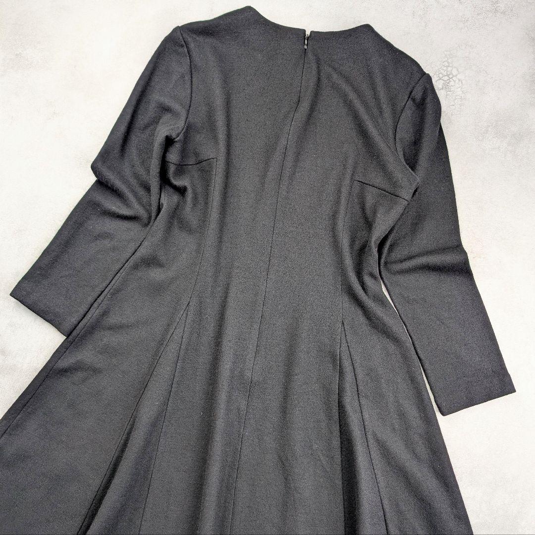 theory luxe セオリーリュクス ウール100% フレアワンピース