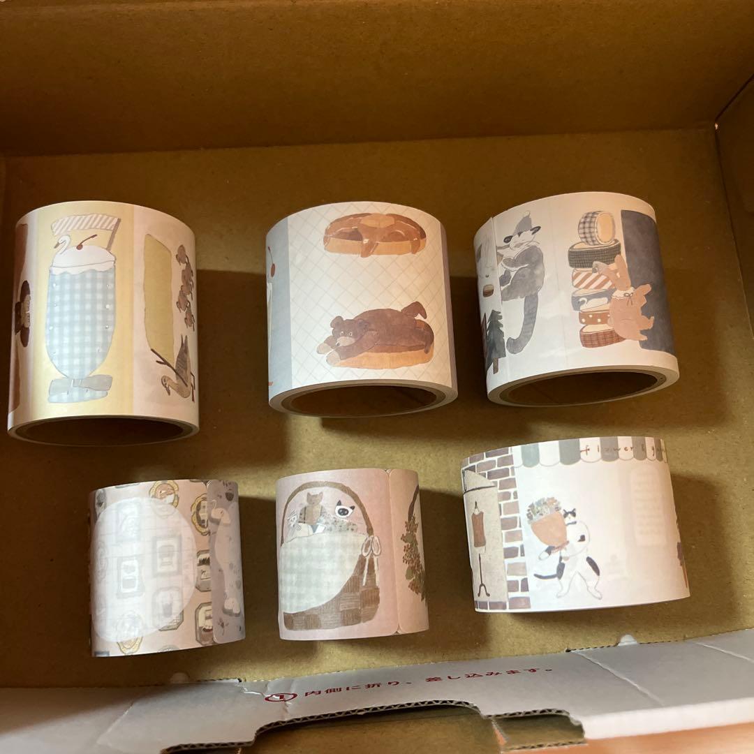 Y*A様 手紙社　ロール付箋　トビマツショウイチロウ　キンイロヒトデ　オビワン