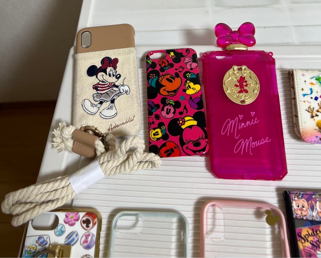 ディズニー、ミニー、ハロウィン、周年のスマホカバー