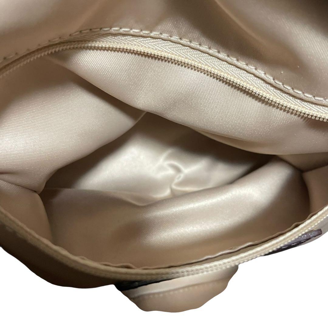 d*3様 COACH ブラウン ハンドバッグ ショルダーバッグ エナメル 2wa