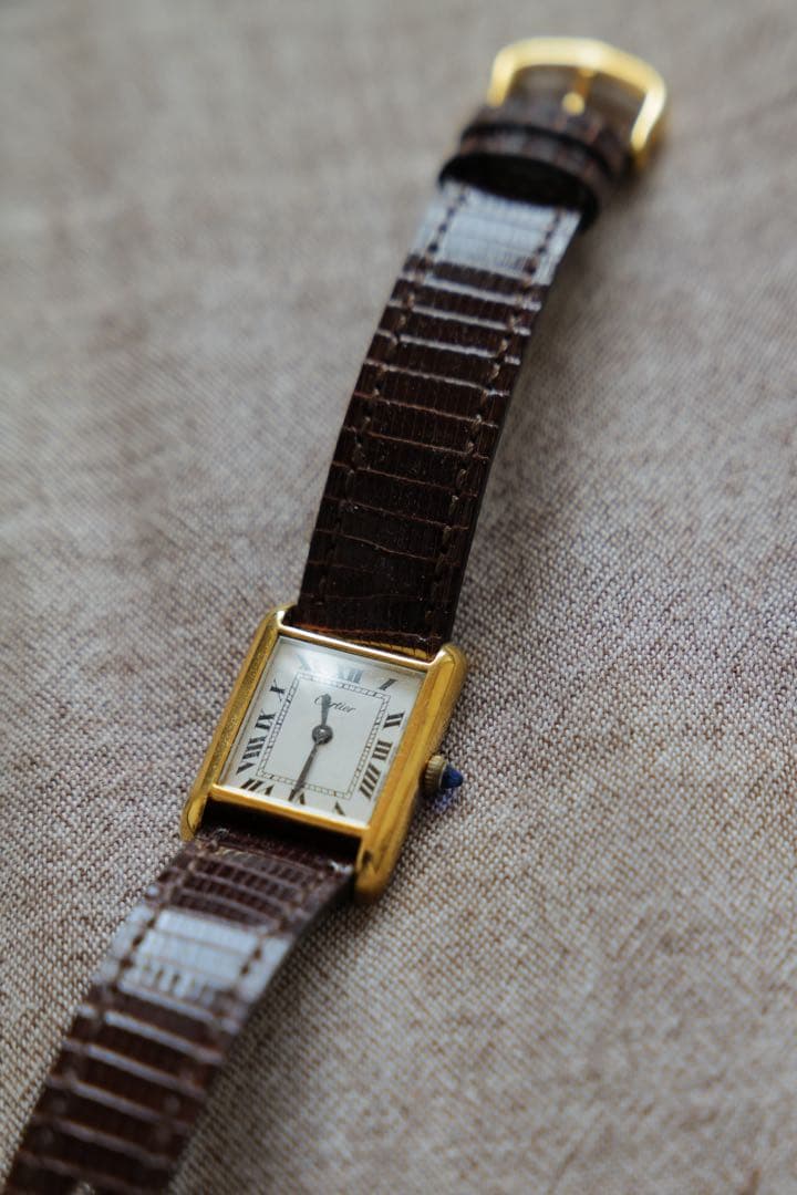 程度良好！カルティエのプレマストタンクSM