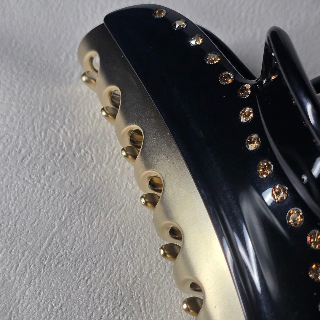 アレクサンドルドゥパリ VENDOME　 L クリップ キラキラ　ブラック